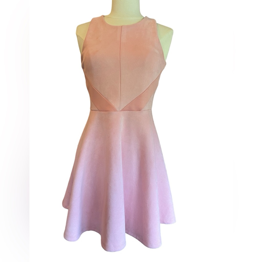 Miss Behave No Sleeve Pink Dress. Size 14